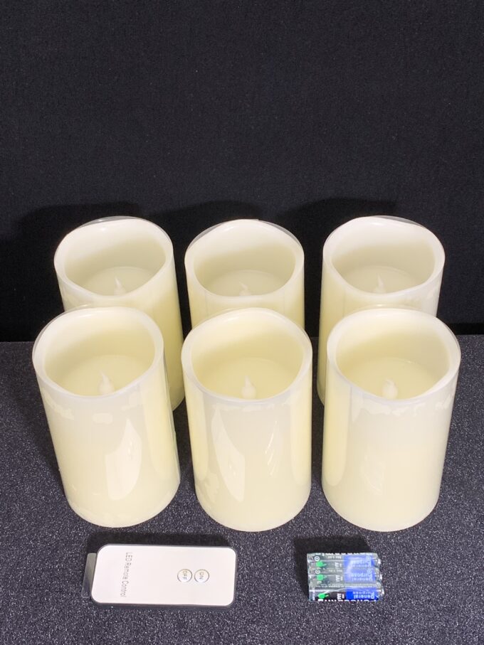 Flame Less Candles Set of 6 Pc's