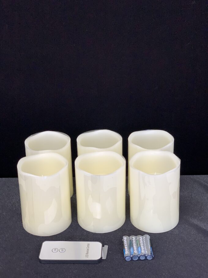 Flame Less Candles Set of 6 Pc's