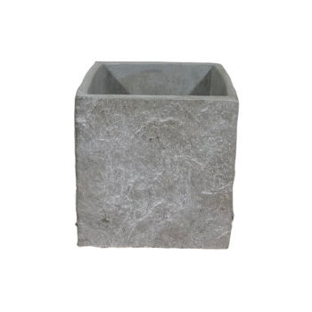 Natural slate Square Cement Flowerpot