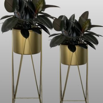 Planter Pot Set of 2 on Stand